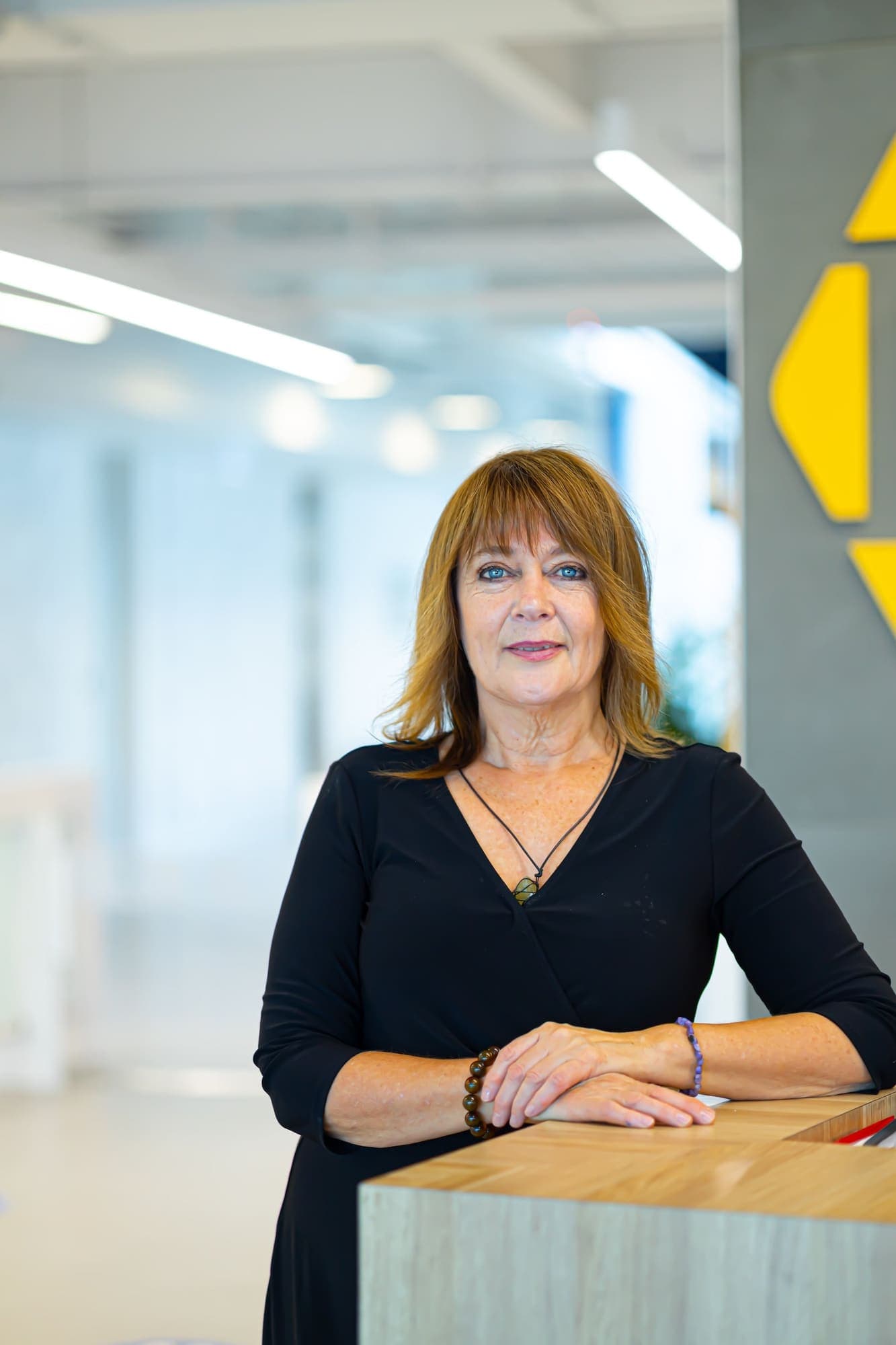 Executive portrait in front of GPC Asia Pacific branding